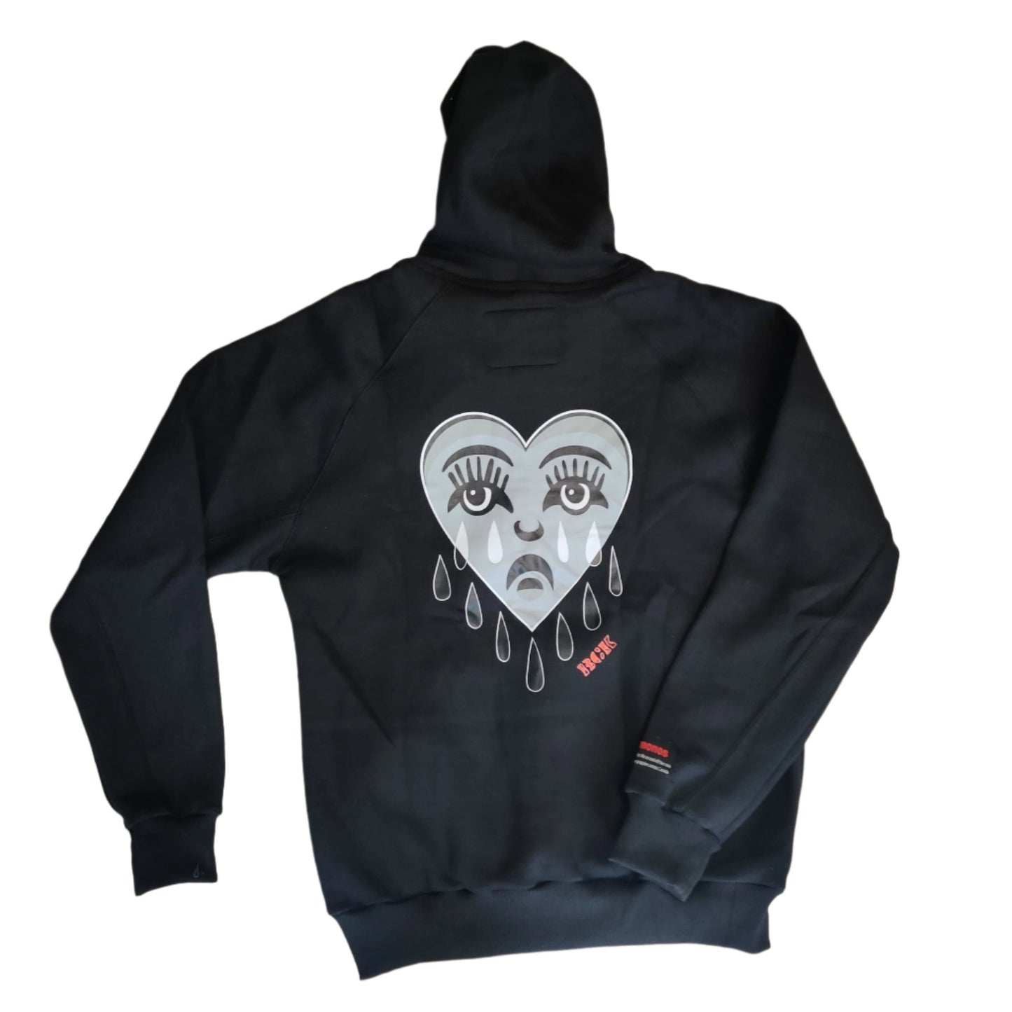 BJJ Zip Up Hoodie: Broken Hearts and Bones