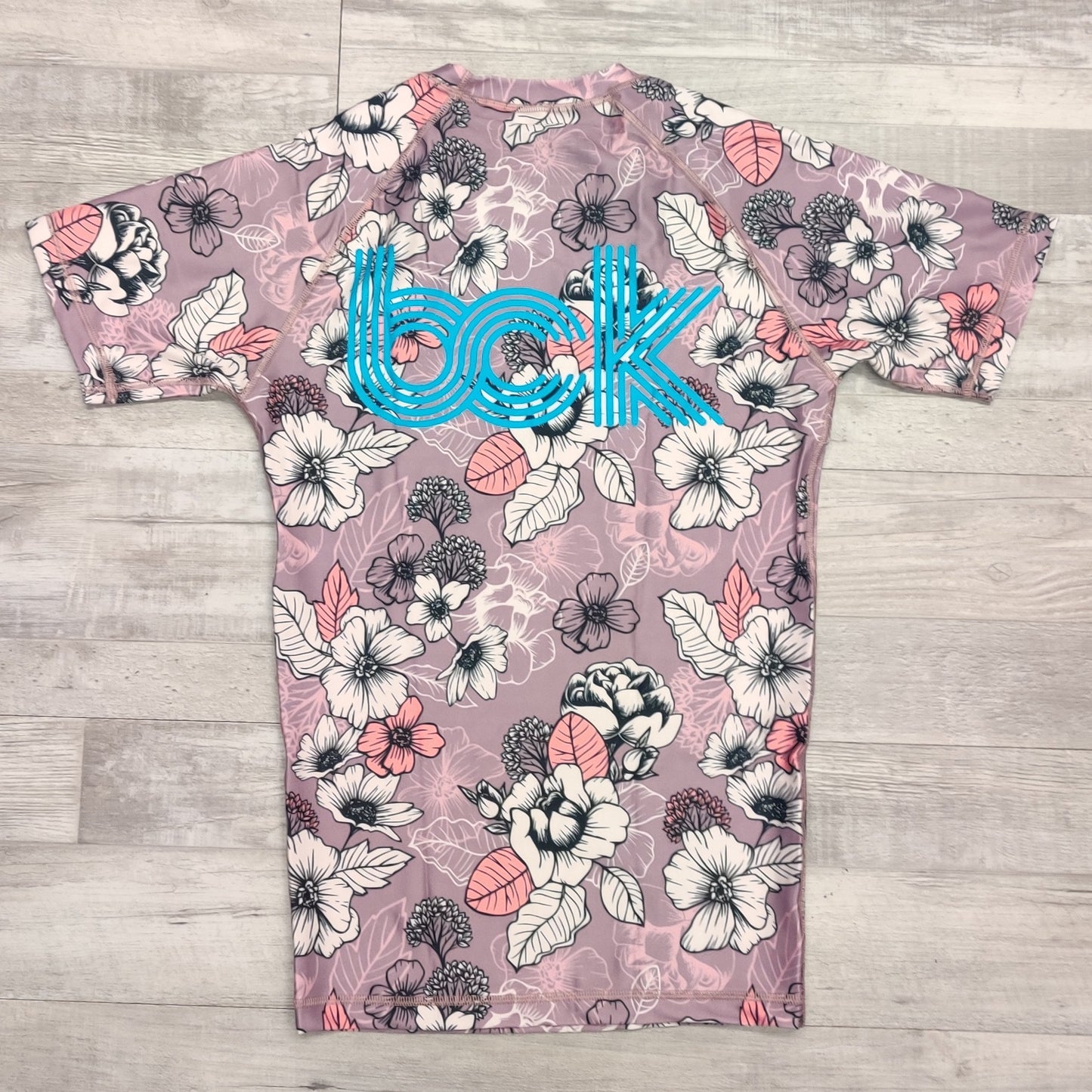 BJJ NoGI Grappling Rashguard: Flowers