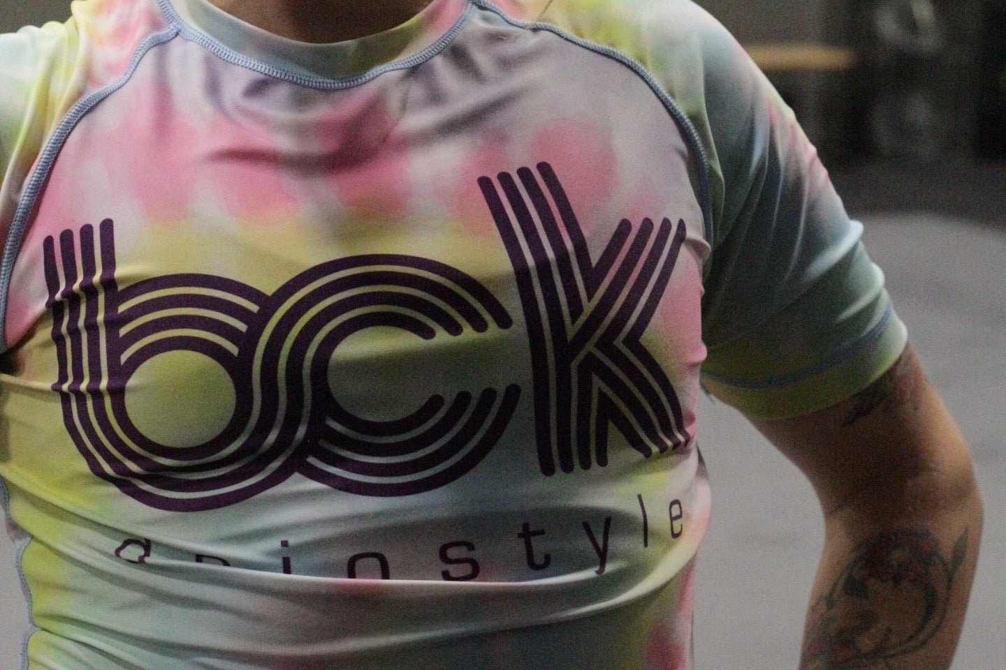 BJJ NoGI Grappling Rashguard: Tie Dye